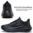 thumbnail image 4 of CHICVOMEY Women's Platform Walking Sneakers - Thick-Soled Breathable Running Sneakers with Arch Support Non-Slip - Lightweight Casual Outdoor Travel Shoes, 4 of 9
