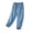 Light Blue, variant on ZACPNCV Girls Tencel Denim Pants Rabbit Embroidery Lace Trim Wide Leg Flare Jeans Summer Lightweight Lyocell Casual Palazzo for Kids
