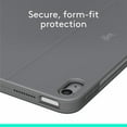 thumbnail image 5 of Logitech Combo Touch iPad Air 11-inch (M2 & M3), iPad Air (5th gen) Keyboard Case - Detachable backlit keyboard with kickstand, Oxford Gra, 5 of 6