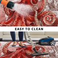 thumbnail image 5 of Ocean Red Octopus Outdoor Rug for Patio/Deck/Porch, Non-Slip Large Area Rug 5 x 8 Ft, Nautical Castle Coastal Lighthouse Indoor Outdoor Rugs Washable Area Rugs, Reversible Camping Rug Carpet Runner, 5 of 8