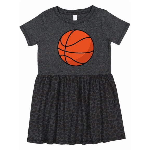 Inktastic Basketball Sports Ball Girls Toddler Dress