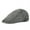 Black, variant on Men Women Classic Solid Cotton Peaked Flat Cap Duckbill Gatsby Trucker Ivy Driving Hat