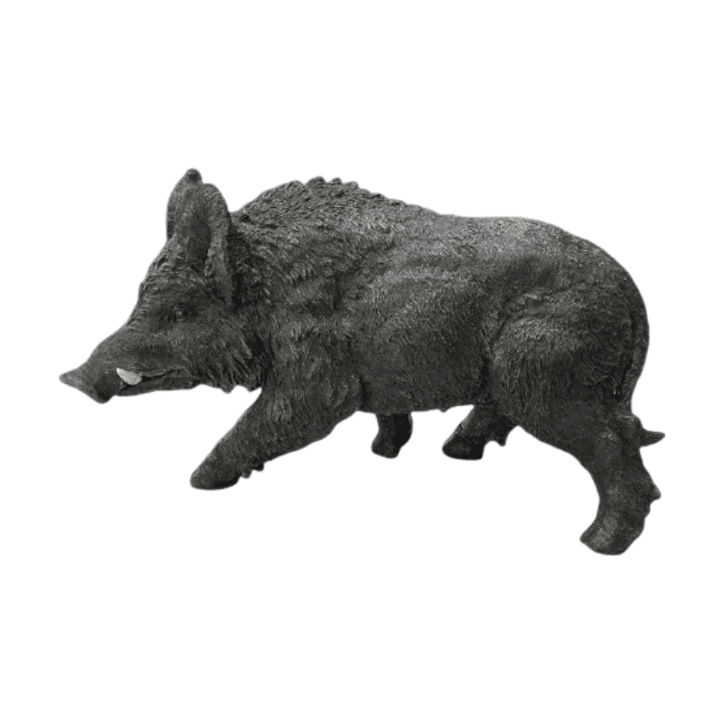 21.26'' Simulated Resin Animal Garden Statue - Heavy-Duty Outdoor & Indoor Decor,Weather-Resistant Art Sculpture for Lawn,Patio,Office,Home & Yard,Black