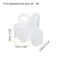 thumbnail image 2 of Uxcell Plastic Fishing Hook Bonnets Treble Hook Covers Fit for 9,10, White 50 Pack, 2 of 6