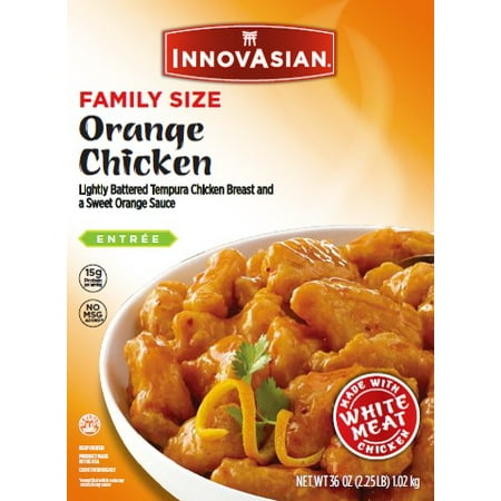 InnovAsian Cuisine Family Size Orange Chicken Entree, 36 (Best Frozen Lasagna Family Size)