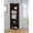 Cappuccino#4, variant on Black and Chrome 4-Tier Bookshelf, 24.5" Wide Modern Bookcase with X-Shaped Frame for Living Room, Office or Bedroom Storage