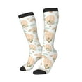 thumbnail image 2 of Balery Air Balloon And Flower Fun Novelty Socks Men'S Women'S Crew Socks Funny Crazy Novelty Socks Quirky And Cool Socks, 2 of 9