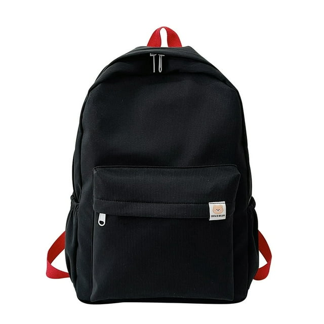 MesaSe Sac à Dos Classique Simple pour Adolescents Filles Étudiants Grande Capacité (Rose)