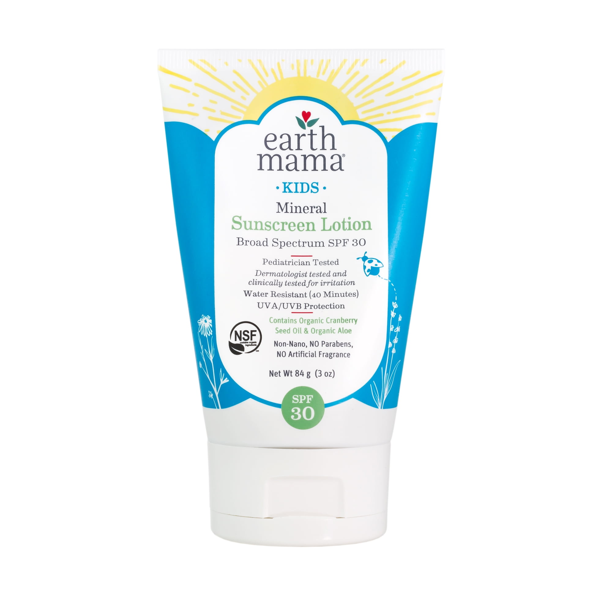 Earth Mama Kids Mineral Sunscreen Lotion SPF 30