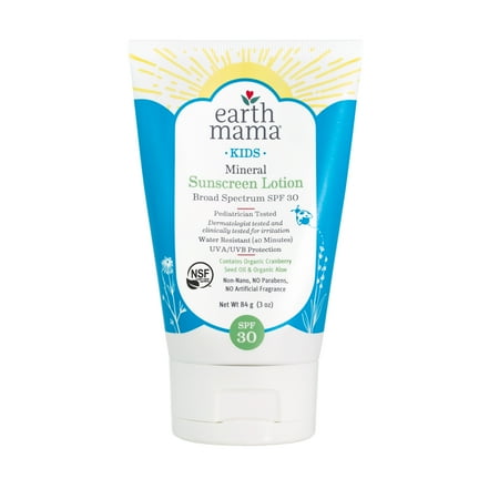 Earth Mama Kids Mineral Sunscreen Lotion SPF 30