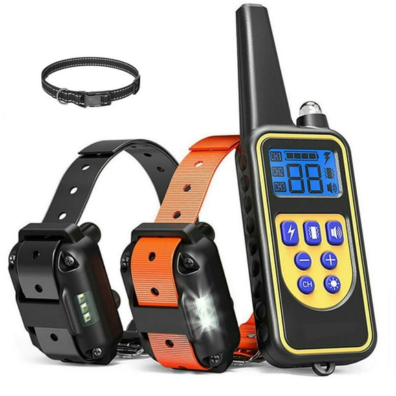 Clearance Dog Training Collar, Dog Shock Collar with Remote 2600ft Control Range, Waterproof IP67 Rechargeable E Collars for Small Medium Large Dogs