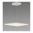 thumbnail image 5 of Maxim Wafer SQ 15"W 1-Light LED Pendant Light Fixture White Finish by, 5 of 5
