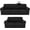 Black, variant on Sofa Covers for 3 Cushion Couch Stretch Sofa and Loveseat Covers Set 2 Cushion Couch Cover Set Seat Slipcovers Furniture Protector for Living Room(5 Seats,Black)