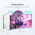 thumbnail image 3 of Byone 24 in Gaming Curved Monitors 1920x1080P HDMI VGA 75Hz 5ms FHD LED Monitors-White, 3 of 10