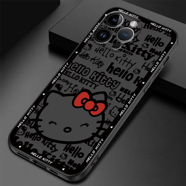 Silicone Matte Phone Case for Samsung Galaxy S10 Note 20 Ultra Note 9 8 S9 Note 10 Plus S8 Plus Sanrio H-Hello Kitty Cover Gift Festivals