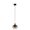 thumbnail image 7 of 99616A-Eglo Lighting-Oilella - 1 Light Pendant-8.58 Inch Tall and 7.56 Inch Wide-Black/Gold Finish-Black Gray Clear Glass Color, 7 of 7