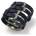 thumbnail image 3 of Bracelets d'Alerte Médicale pour Femmes Ajustables en Acier Inoxydable Silicone Sensibilisation d'Urgence Bracelet d'Identité Médicale, 3 of 4