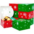thumbnail image 1 of Cajas de galletas con ventana transparente Cajas de regalo de panadería para galletas, cupcakes, golosinas, comida Contenedores de cartón para pasteles, 1 of 4
