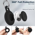 thumbnail image 2 of YUNOVA 4 Pack Waterproof Silicone Case for Airtags with Keychain, Protective Cover for Apple Air tag Key Finder Tracker Compatible with Apple AirTag Item Finders Accessories, 2 of 7
