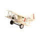 thumbnail image 4 of Modelo de avión de hierro, modelo de helicóptero, accesorio fotográfico, juguete educativo único y portátil. Blanco, 4 of 9