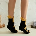 thumbnail image 4 of KOMOO Funny Animal Socks for Adult Child Knit Novelty Floor Socks Christmas Creative 3D Chameleon Knit Sock Funky Shark Socks, 4 of 9