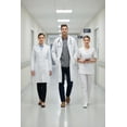 thumbnail image 6 of DR Unifroms® 100% Cotton Unisex Lab Coat, White Lab Coat for Students, Doctors,  Scientists, 6 of 8