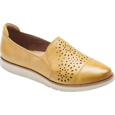 

Women s Rockport Cobb Hill Laci Gore Slip On Loafer Sunbeam Leather 7.5 M