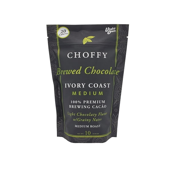Choffy Brewed Cacao Coffee Alternative Substitute 10 Oz Ivory Coast