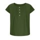 thumbnail image 5 of Camisas de Cuello de la Tripulación de Manga Corta para las Mujeres Top Botón de Color Sólido, Camisas de Manga Corta de Verano para las Mujeres Casual Spring Transpirable, 5 of 7