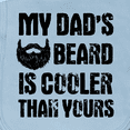 thumbnail image 3 of Inktastic My Dad's Beard is Cooler Than Yours Baby Burp Cloth, 3 of 3