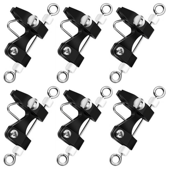 6Pcs Outrigger Release Clips Downrigger Release Clips with Adjustable Tension Planer Board Clips Downrigger Fishing Kite