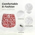 thumbnail image 6 of Picia Hearts Pattern Women's 2 in 1 Athletic Running Shorts High Waisted Workout Casual Gym Sweat Shorts with Comfy Liner Zipper Pockets-Large, 6 of 9