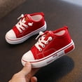 thumbnail image 6 of MYShe Kids Fashion Sneaker Athletic Running Shoe with One Strap Boys Girls Toddler Tennis Shoes Boys,Red,Size 6, 6 of 7