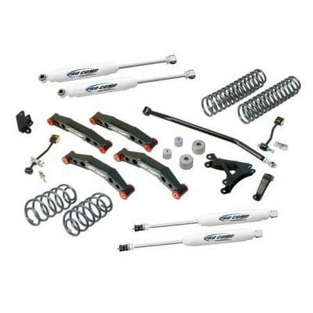 Pro Comp Suspension 4 Inch Stage II Lift Kit with ES3000 Shocks K3083B Fits select: 1997-2006 JEEP WRANGLER / TJ