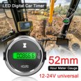 thumbnail image 4 of Medidor de horas de 52mm, temporizador Digital LED para coche, 12/24V para, 4 of 6
