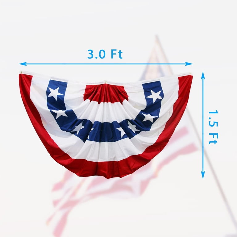 American Flag Bunting Vector