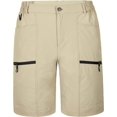 thumbnail image 2 of Tyhengta Mens Hiking Cargo Shorts Quick-Dry Outdoor Golf Short Fishing Short for Men with Multipocket Lightkhaki XL, 2 of 7