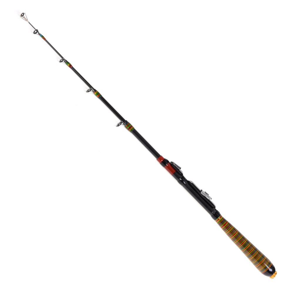 Fishing Rod 4Ft 2Sections Raft Fishing Rods Telescopic Carbon Fiber Raft  Fishing Pole for Outdoor Carp Bass Fishing