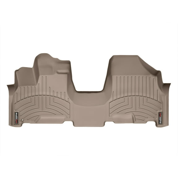 WeatherTech Custom Fit FloorLiners compatible with 2005-2010 Honda Odyssey - 1st Row - Over The Hump, Tan