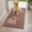 A-HeatherCoffee+Paw, variant on PETGLE Super Absorbent Dog Door Mat, 30"*20" Anti Slip Mat for Muddy Paws, Pet Rugs for Dirty Paws Washable that Absorbs Moisture and Dirt, for Dog Cage and Pet Resting Carpet