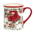 thumbnail image 3 of Certified International  Red Truck Snowman 16 oz. Mugs, Set of 4, 3 of 5