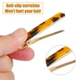 thumbnail image 4 of Leopard Print and Tortoise Shell Hair Clips - 12 Pack Metal Duck Teeth Pins for Styling, 2.36 Inch, 4 of 7