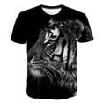 thumbnail image 1 of Camiseta de tigre para niños, camisetas geniales de animales para niños y niñas, camisetas de dibujos animados para niños y bebés, ropa 14T Gao Jinjia LED, 1 of 2