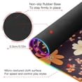 thumbnail image 4 of Brown and Beige Flowers RGB Gaming Mouse Pad Large Keyboard Mat Rubber Base 13 Light Modes, 4 of 6