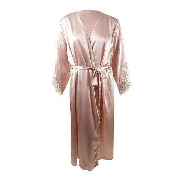 Women's Flora by Flora Nikrooz Plus Satin Stella Robe Size 1X