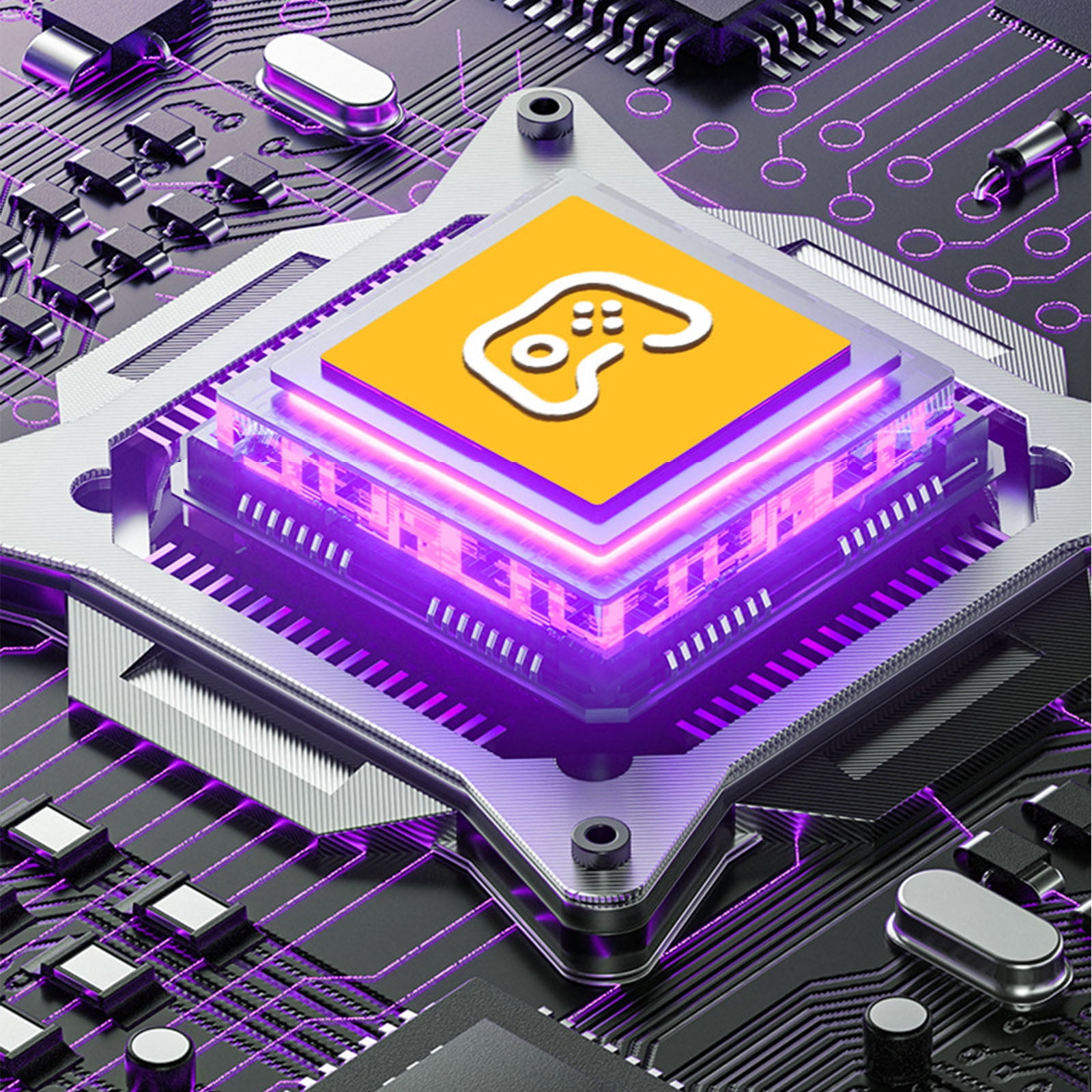 Gaming Device 64GB Storage Fast Speed Processor 3.5'' Display Long Lasting Ergonomic Gaming Machine