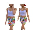 thumbnail image 3 of Wangscanis Women Beach Shorts with Bright Color Print, Casual Style, 3 of 10