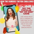 thumbnail image 4 of Fusion Select Jelly Fruit Snack Tik Tok Challenge Hit or Miss - Fruit-Shaped Jelly- Assorted Flavors, Strawberry, Orange, Apple, Pineapple, Grape, Mango (Jar), 4 of 7