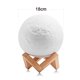 thumbnail image 5 of Luz de luna Luz nocturna para niños Regalo para mujeres Carga USB y control táctil Brillo Lámpara lunar blanca cálida y fría con soporte Xemadio 2034695-3, 5 of 9