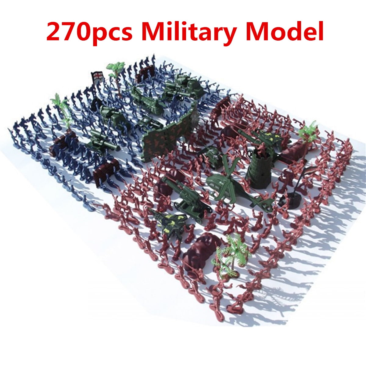 270PCS/SET Army Men Soldiers Military Toys World War 2 Figurine Action Figure 